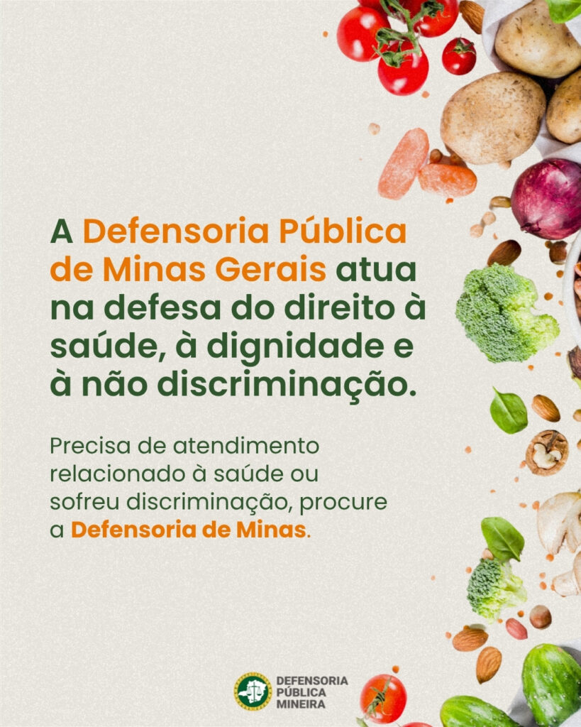 A Defensoria Pública de Minas Gerais atua na defesa do direito à saúde, à dignidade e à não discriminação. Precisa de atendimento relacionado à saúde ou sofreu discriminação, procure a Defensoria de Minas.