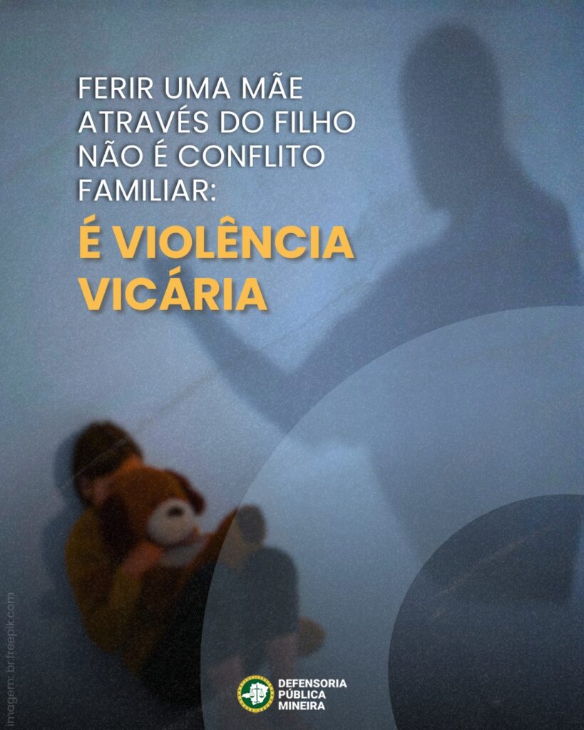 FERIR UMA MÃE
ATRAVÉS DO FILHO
NÃO É CONFLITO
FAMILIAR:
É VIOLÊNCIA
VICÁRIA