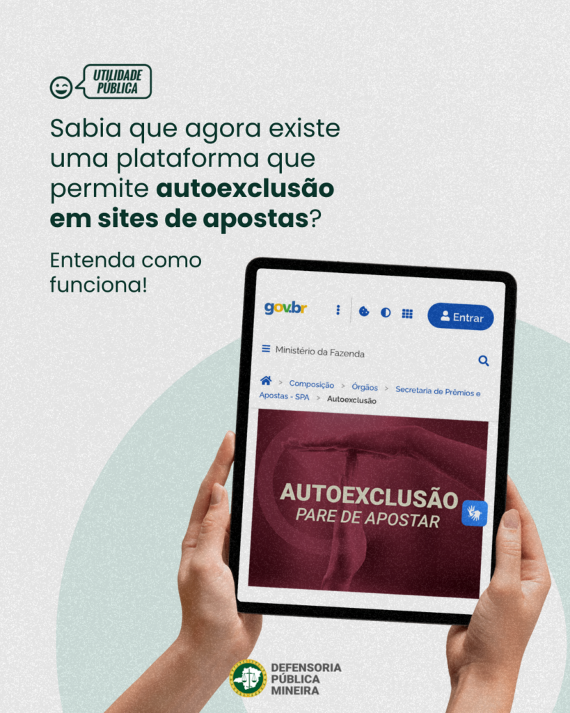 Sabia que agora existe uma plataforma que permite autoexclusão em sites de apostas?
