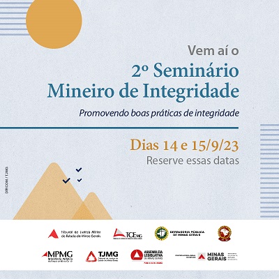 Aberta inscrições para o 2º Seminário Mineiro de Integridade