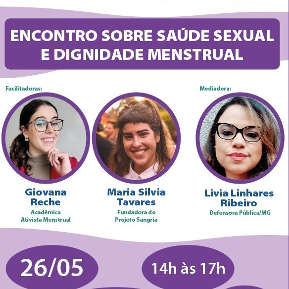 Encontro sobre Saúde Sexual e Dignidade Menstrual