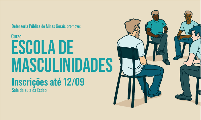 Inscrições abertas para a primeira turma da Escola de Masculinidades 