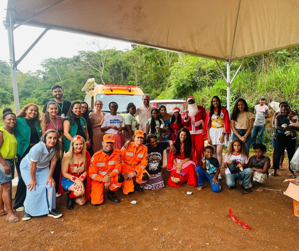 DPMG leva ação de Natal Solidário à Comunidade Quilombola Moinho Velho, na comarca de Guanhães 