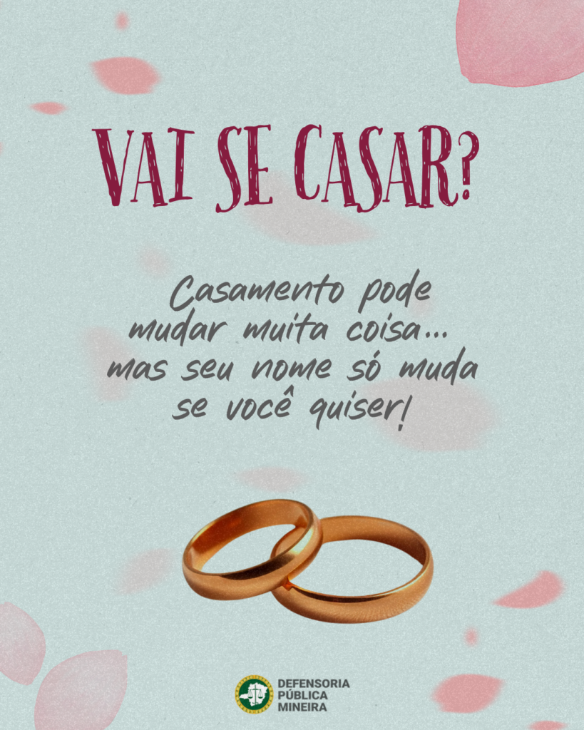 Mudar o nome ao casar é opção, não obrigação!