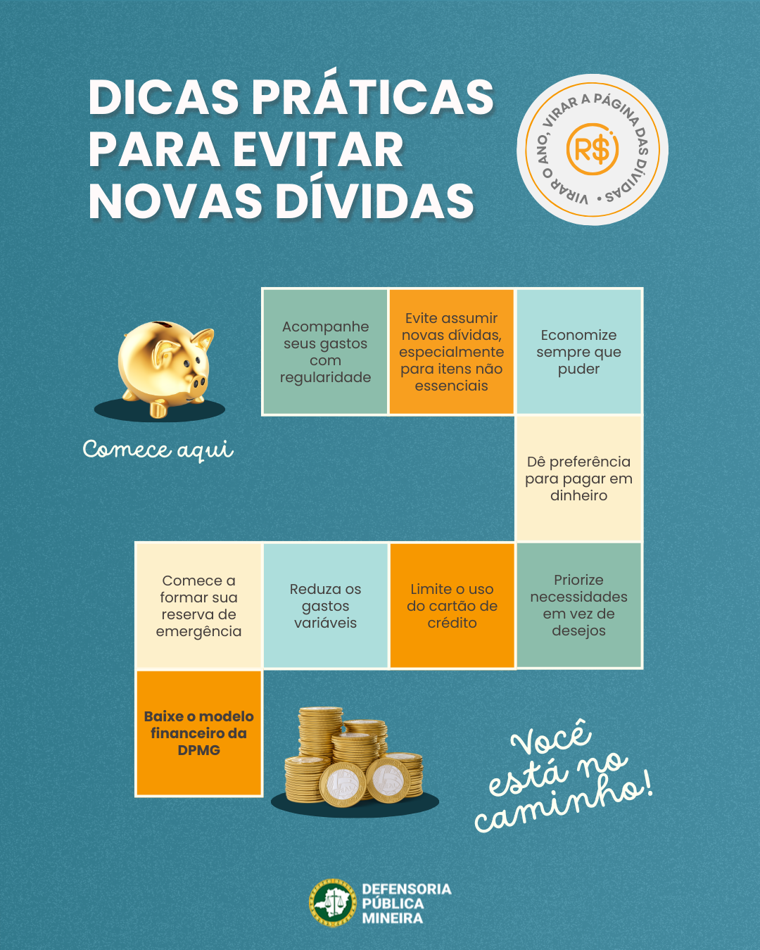 Organize suas finanças com a DPMG