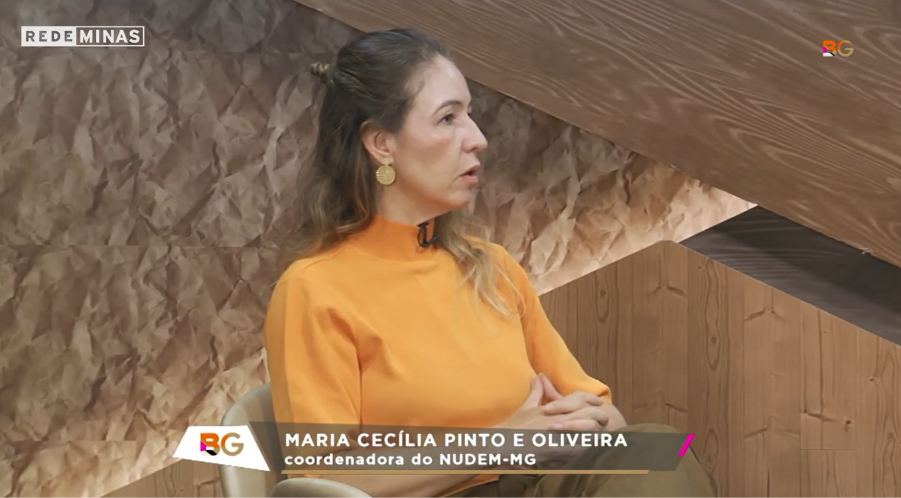 Defensora pública participa do programa “Brasil das Gerais” sobre assédio moral e sexual no ambiente de trabalho 